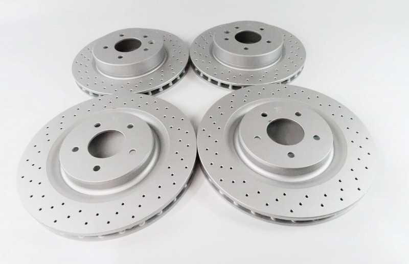 Aston Martin Db7 Vantage front & rear brake disc rotors TopEuro #1438 gallery
