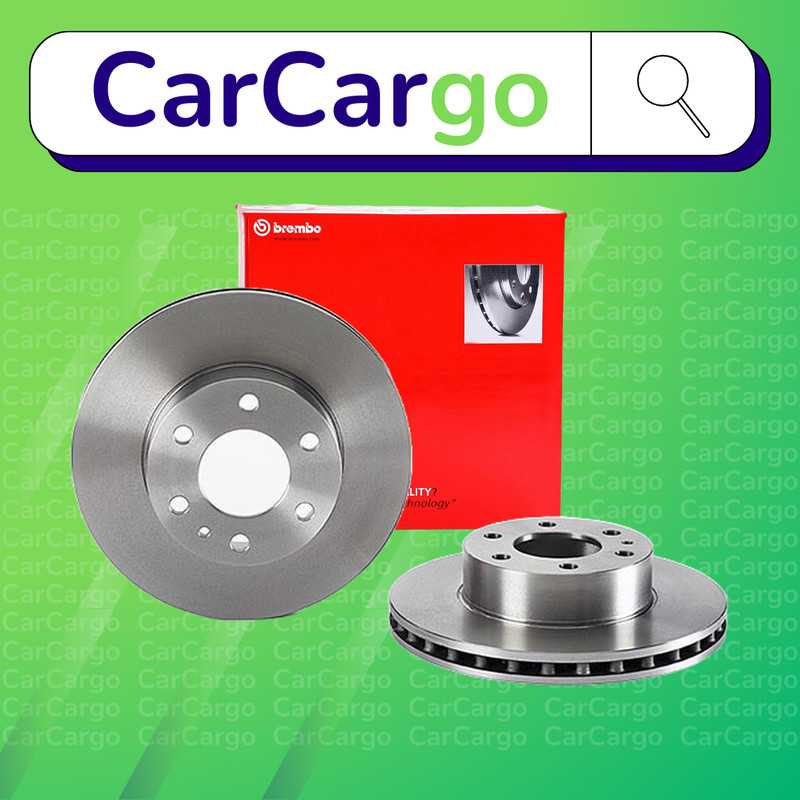 Brembo Vented Front Brake Discs Iveco Daily 29L12 V, 29L12 V/P 2006-2011 300 mm