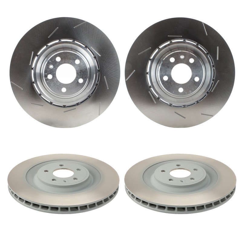 SHW Performance Front and Rear Disc Brake Rotor Kit For Porsche
