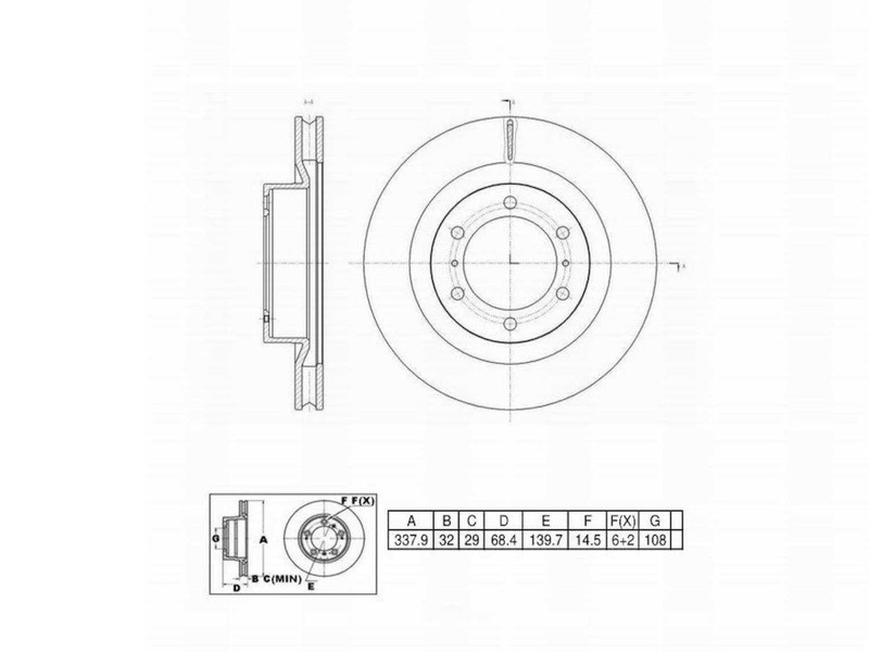 Disc Brake Rotor-FVP Premium Replacement Coated WINSTOP 6621220