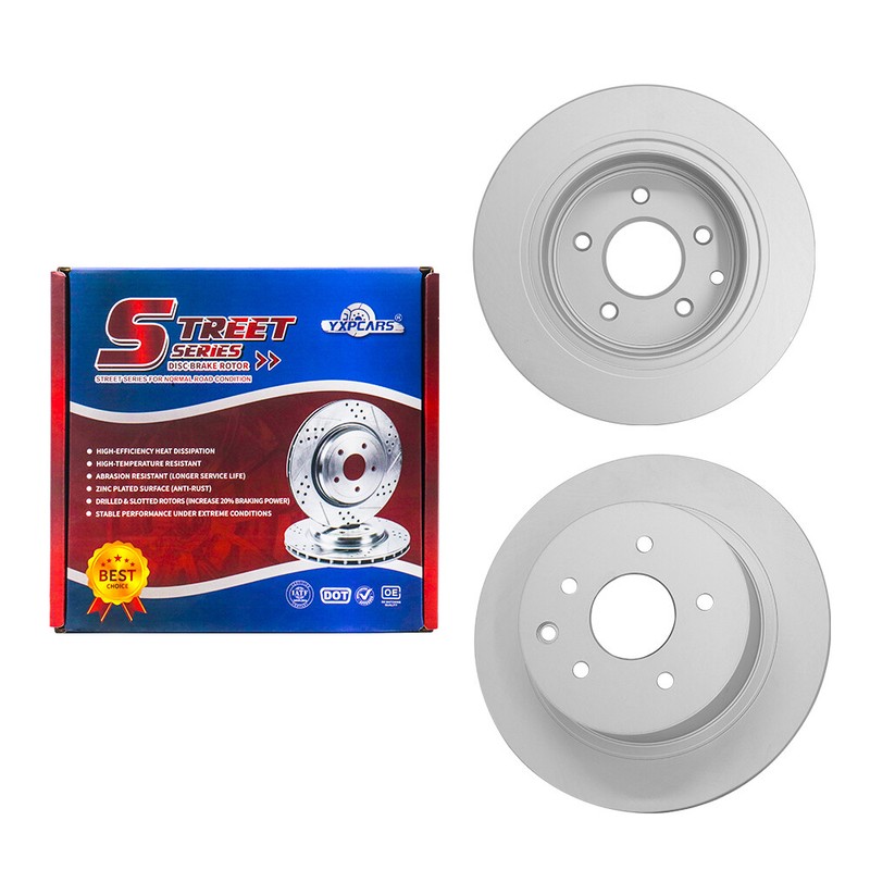 Front & Rear Brake Rotors + Brake Pads for 2013 2014 2015 - 2023 Nissan Altima gallery