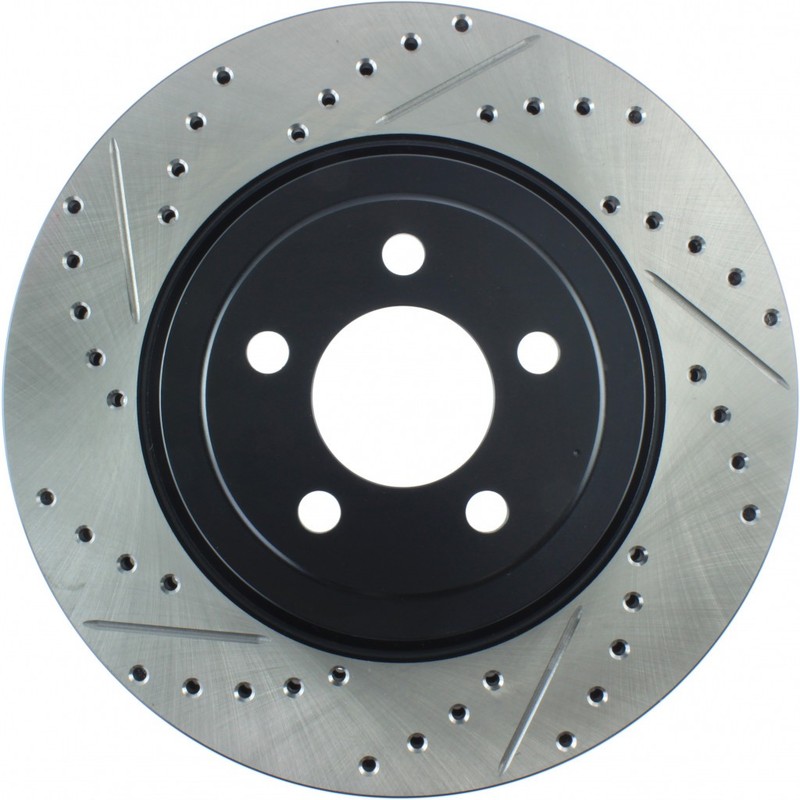 StopTech For Dodge Magnum 2005-2008 Slotted Brake Rotor Front Passenger Side