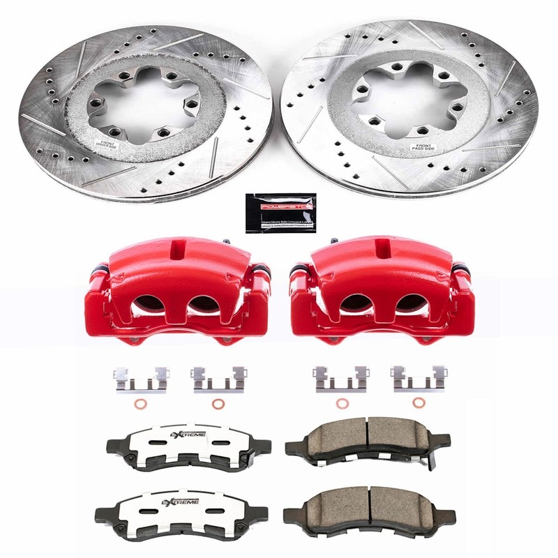KC5405-26 Powerstop 2-Wheel Set Brake Kit With Calipers Front for Chevy Canyon gallery