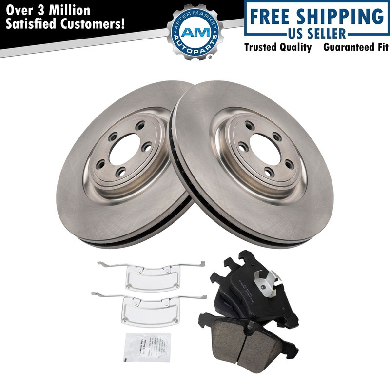 Front Brake Pad & Rotor Kit Fits 05-19 Jaguar
