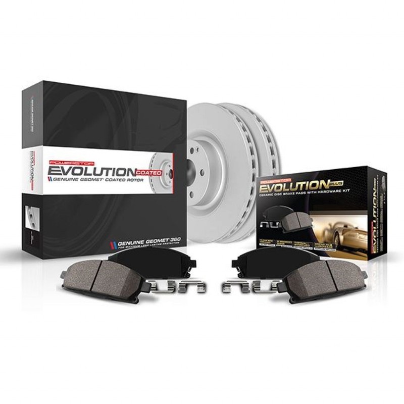 Power Stop Brake Kit For Cadillac ATS 2013-2018 Front Z17 Evolution Geomet