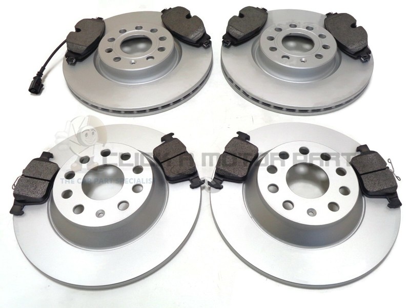 VW PASSAT B8 1.4 1.5 1.6 1.8 2.0 2015-2019 FRONT & REAR BRAKE DISCS AND PADS