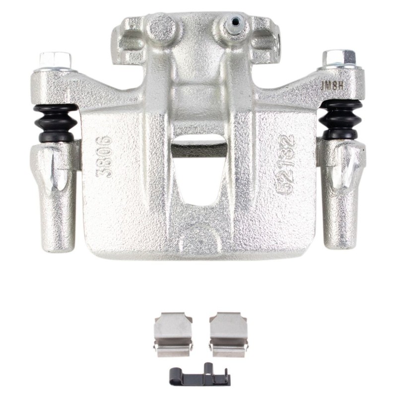 TRQ Rear Brake Calipers Ceramic Pads & Rotors Fits 09-11 Lancer 08-13 Outlander gallery
