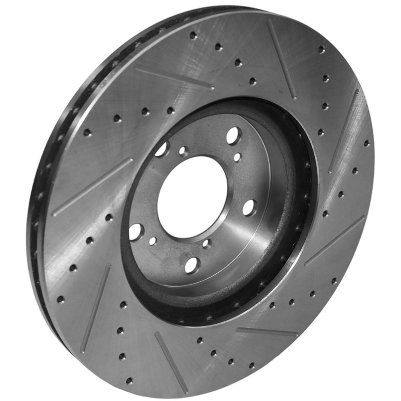 12.59" Front Drilled & Slotted Disc Brake Rotors for 2006-2014 Honda Ridgeline gallery