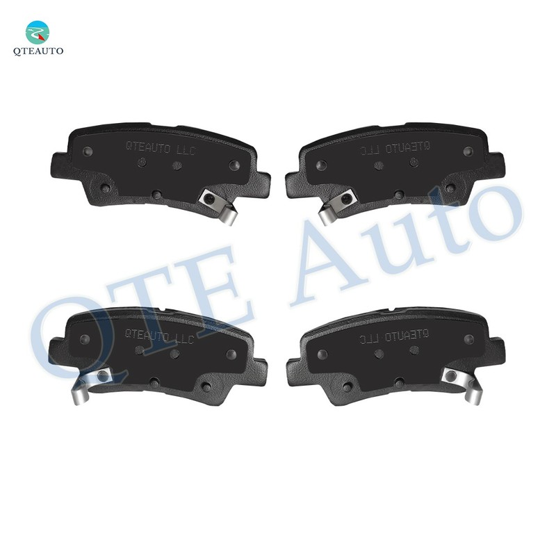 6 Rear 262mm Brake Disc Rotors-Ceramic Brake Pad Kit To 2012-2020 Hyundai Accent gallery