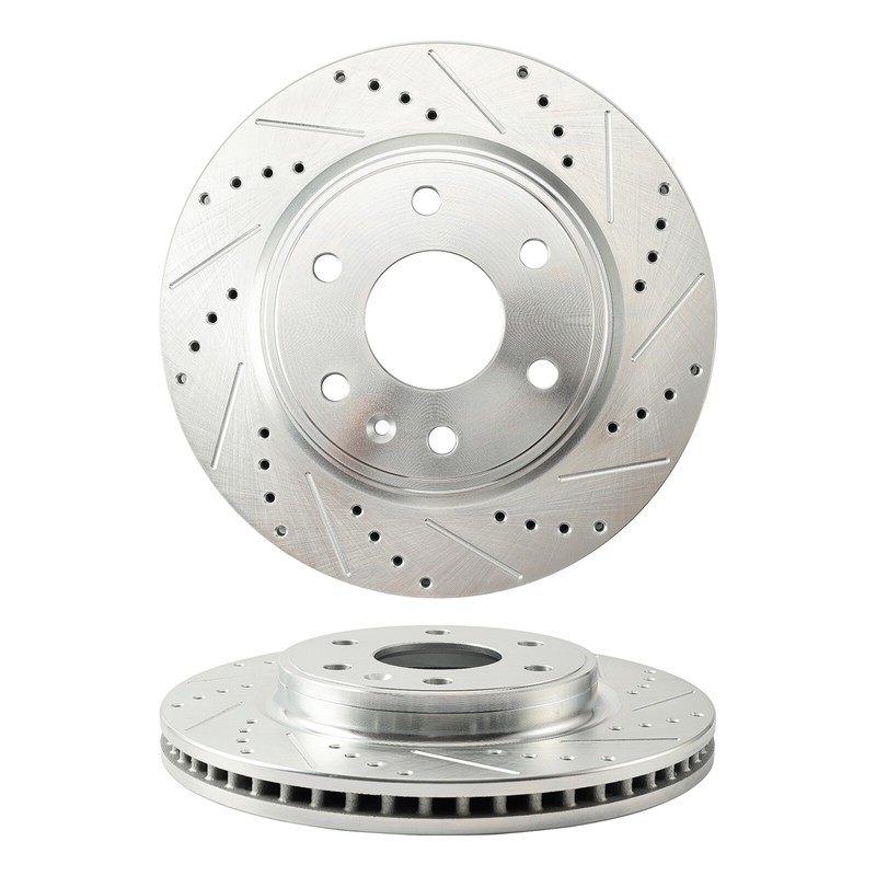 2pcs Front Drilled Brake Rotors For GMC Acadia 07-16; Buick Enclave 08-17 55150 gallery