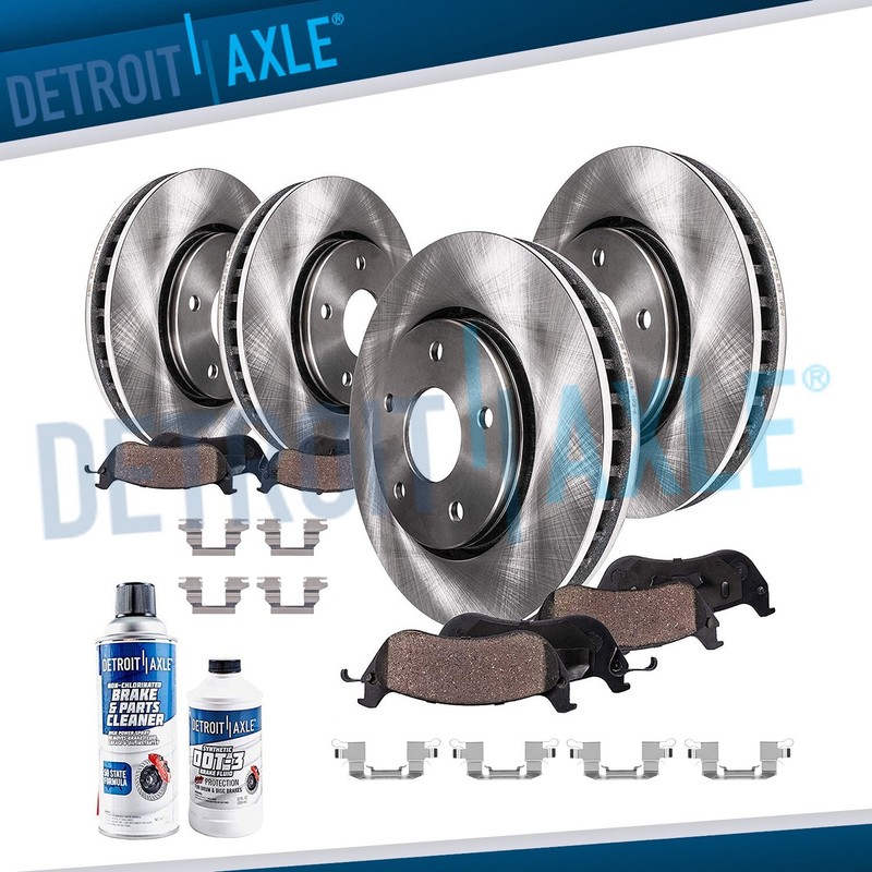 Front and Rear Disc Rotors Brake Pads Kit for INFINITI FX35 FX45 Nissan Murano