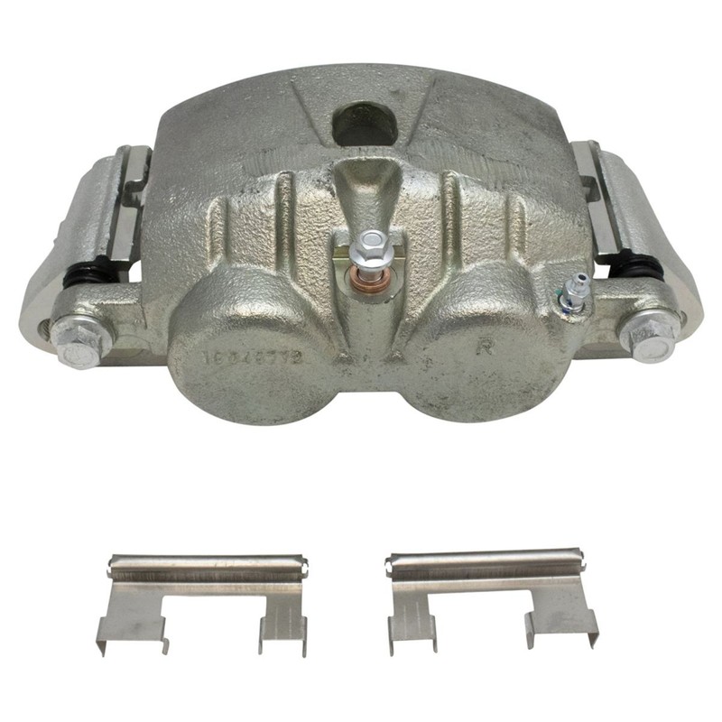Rear Ceramic Disc Brake Pads Rotors & Caliper Kit for GM Dually Truck gallery