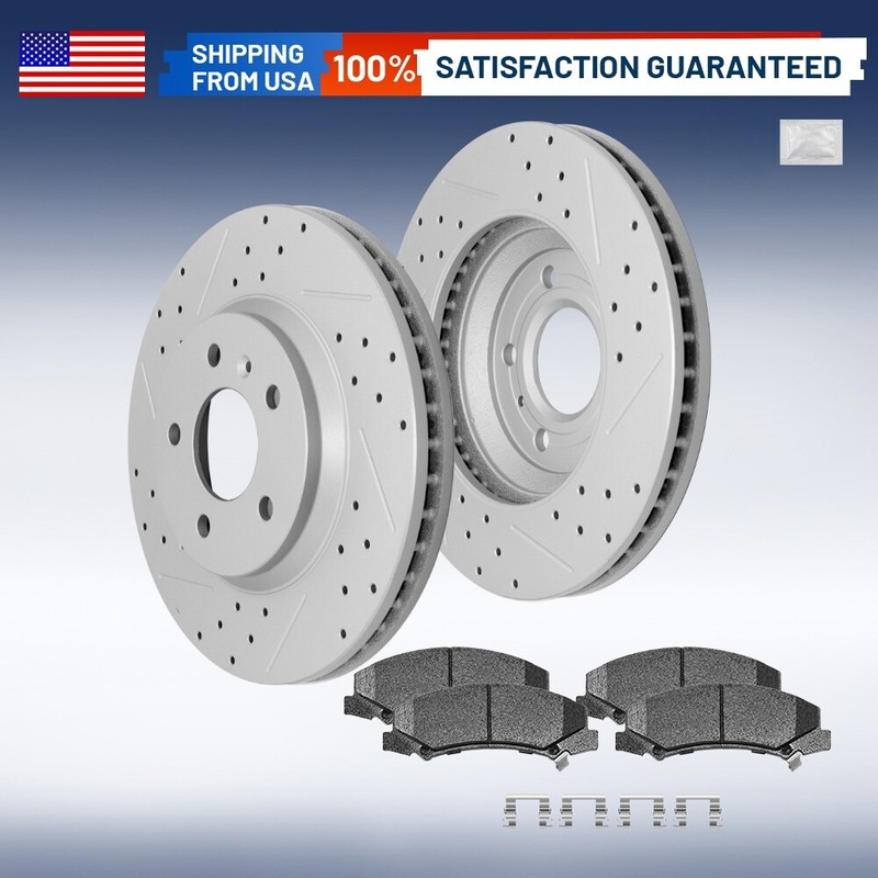 Front Disc Rotors Brakes Pads Set For Chevy Impala Monte Carlo Buick Lucerne
