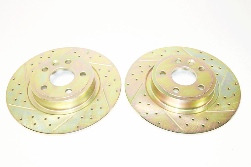 Land Rover Rear Brake Discs Pair GA4690 New