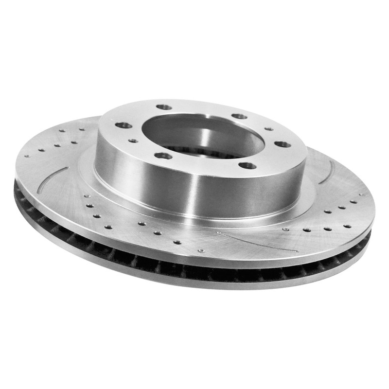 Front Drilled Slotted Rotors Ceramic Pads Fits Toyota Tacoma 4Runner FJ Cruiser gallery