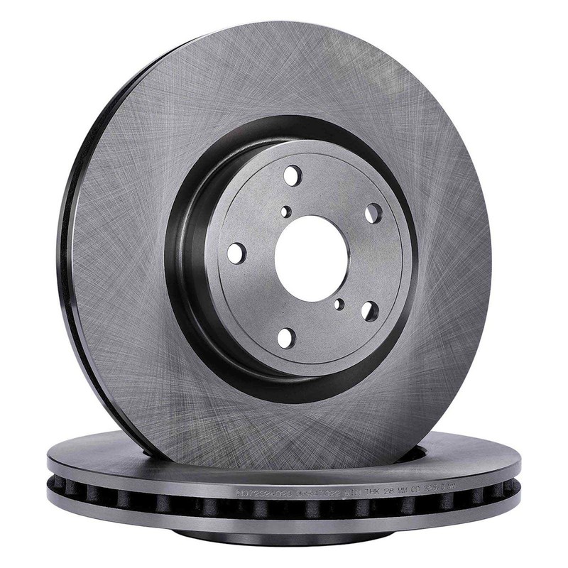 Brake Disc and Pad Kits 2-Wheel Set Front for Subaru WRX STI Impreza 2005-2014 gallery
