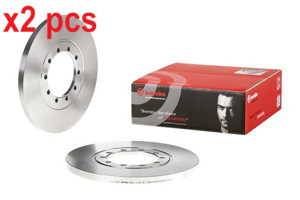 X2 PCS L&R SIDES FITS FORD TRANSIT VAN 2.3 16V CNG BRAKE DISC 08.A530.10 BREMBO