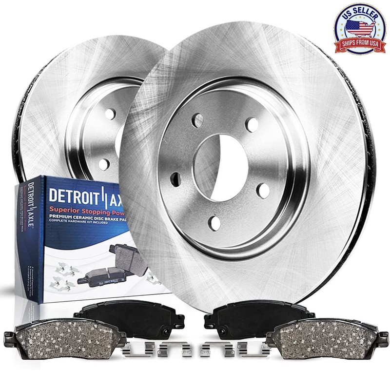 Front Disc Rotors Brake Pads Kit 2007-2010 Hyundai Elantra Sedan _SALE