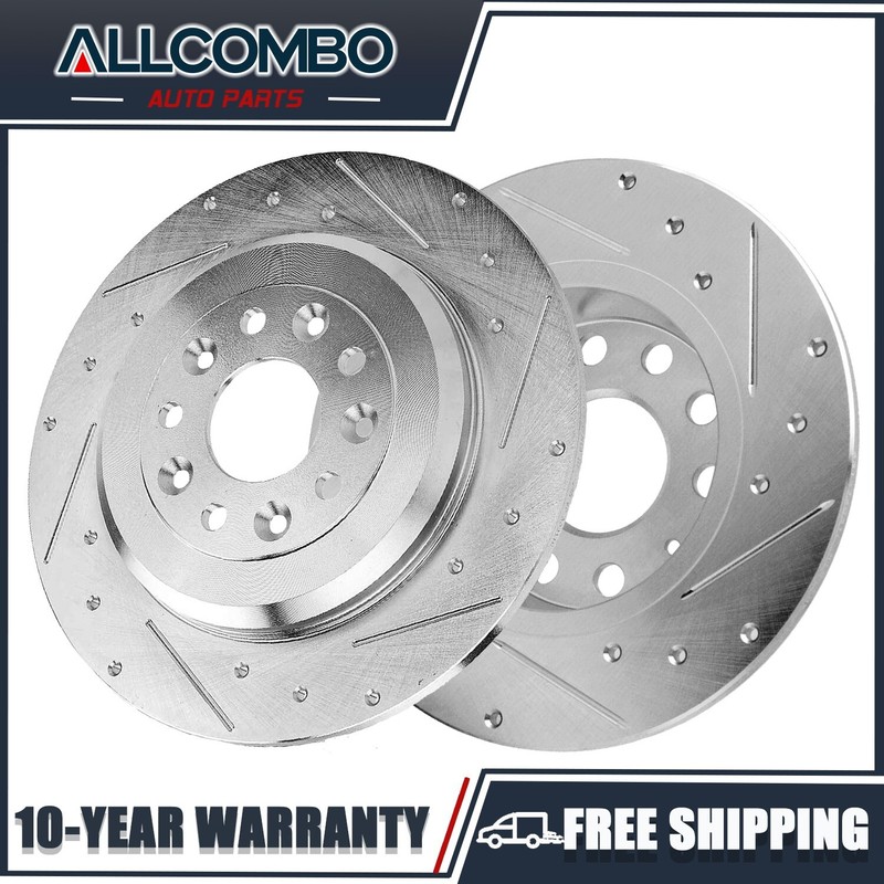 Rear Disc Brake Rotors for Ford Explorer Flex Taurus X Mercury Montego MKS MKT