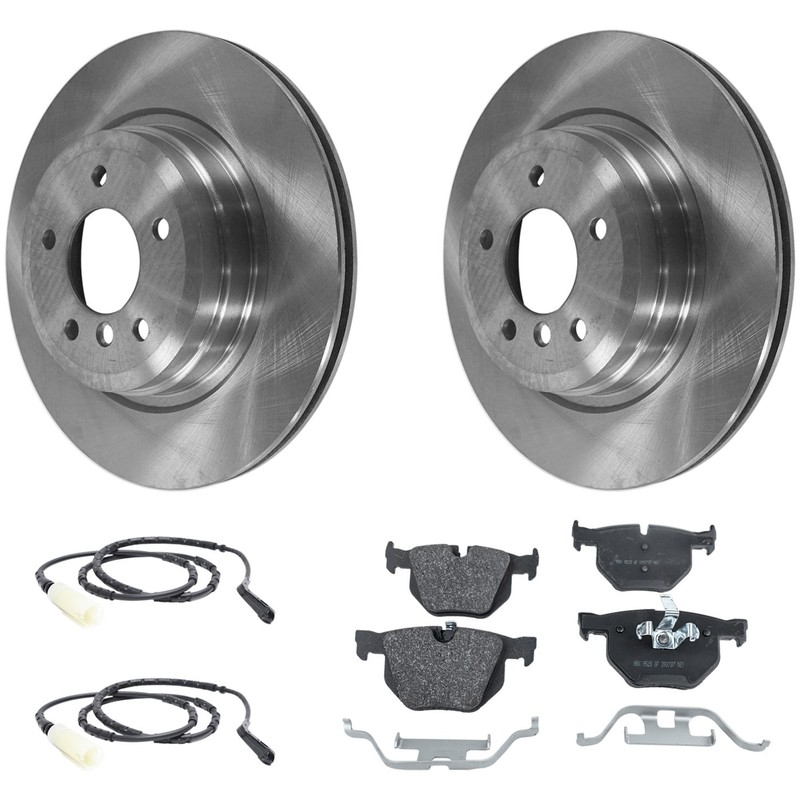 Rear Brake Disc Rotors and Pads Kit for 330 Sedan E93 3 Series BMW 335i 335d E92