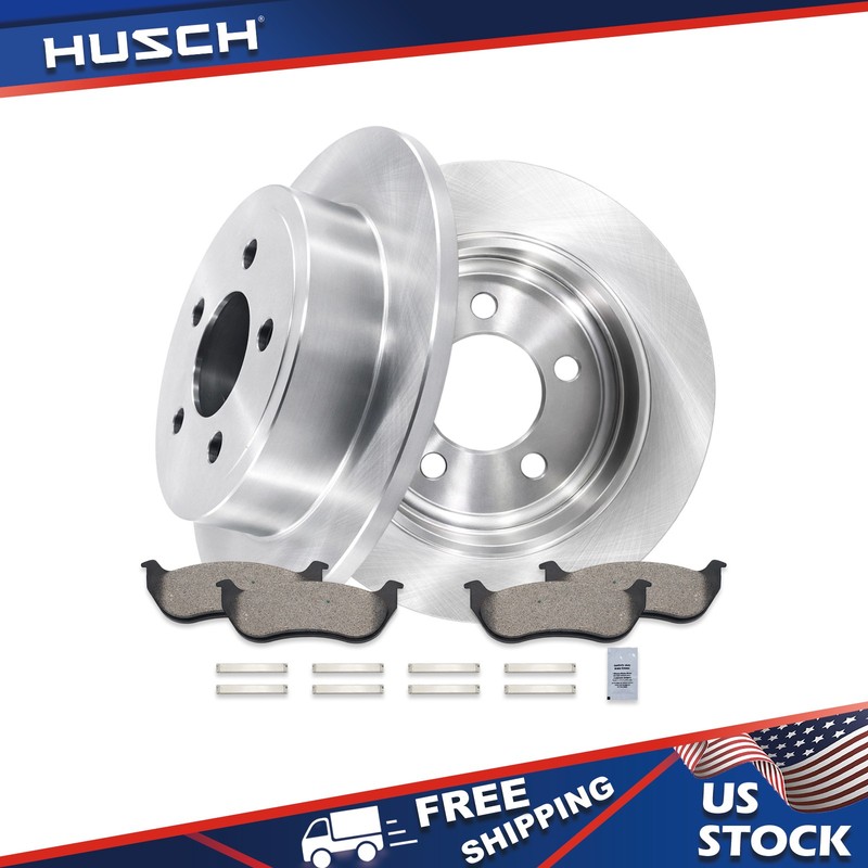 11.22″ Rear Disc Rotors Ceramic Brake Pad for 2003 – 2006 2007 Liberty Wrangler