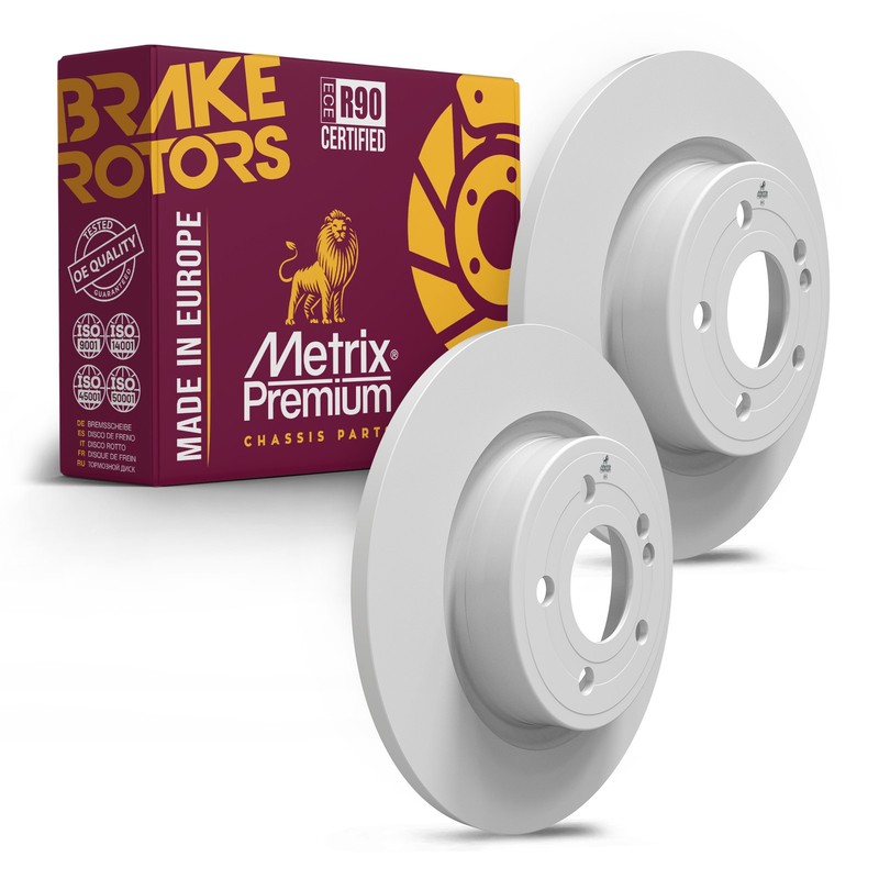 Rear Disc Brake Rotor Set for 19-22 Mercedes-Benz A220 20-25 CLA250 11.61″ 2PC