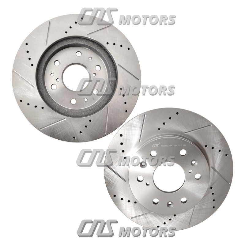 Discos de freno delanteros perforados para GMC Savana Yukon XL Sierra 1500 gallery