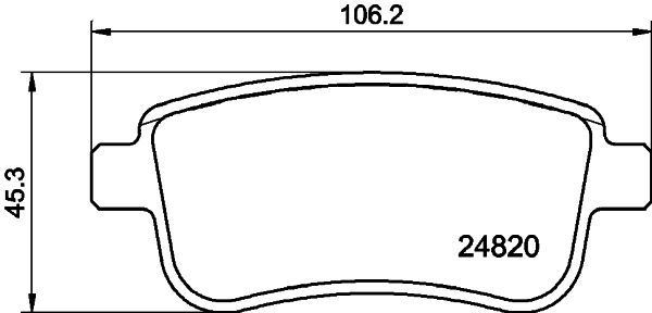 DON Rear Solid Brake Discs & Pads Braking Service Kit Fits Renault Megane gallery