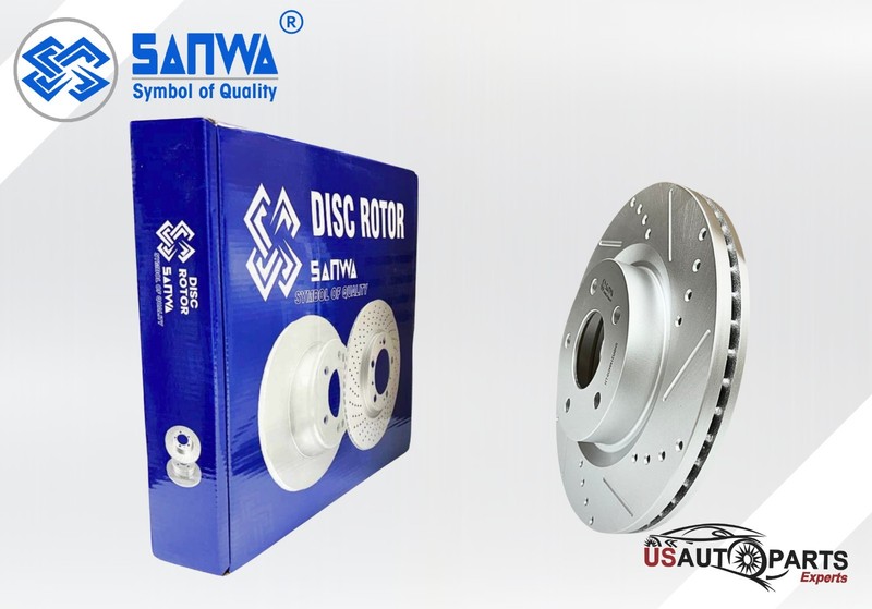 PAIR OF FRONT BRAKE ROTOR VENTED & COATED D&S 296 mm FOR ALTIMA 2007-2023 2.5L gallery