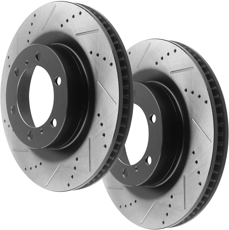 Front Brake Rotors & Ceramic Pad for 2010-2020 Toyota 4Runner Lexus GX460 G10. gallery