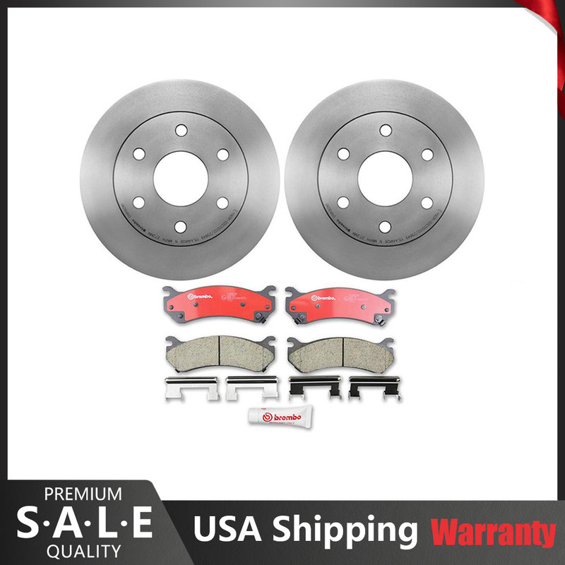 Brembo Front Brake Kit 305mm Disc Rotors Ceramic Pads For Silverado 1500 w/ JH1