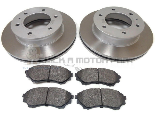 FRONT 2 BRAKE DISCS AND PADS SET NEW (289MM) FOR MAZDA BT50 PICK-UP 2006-2015