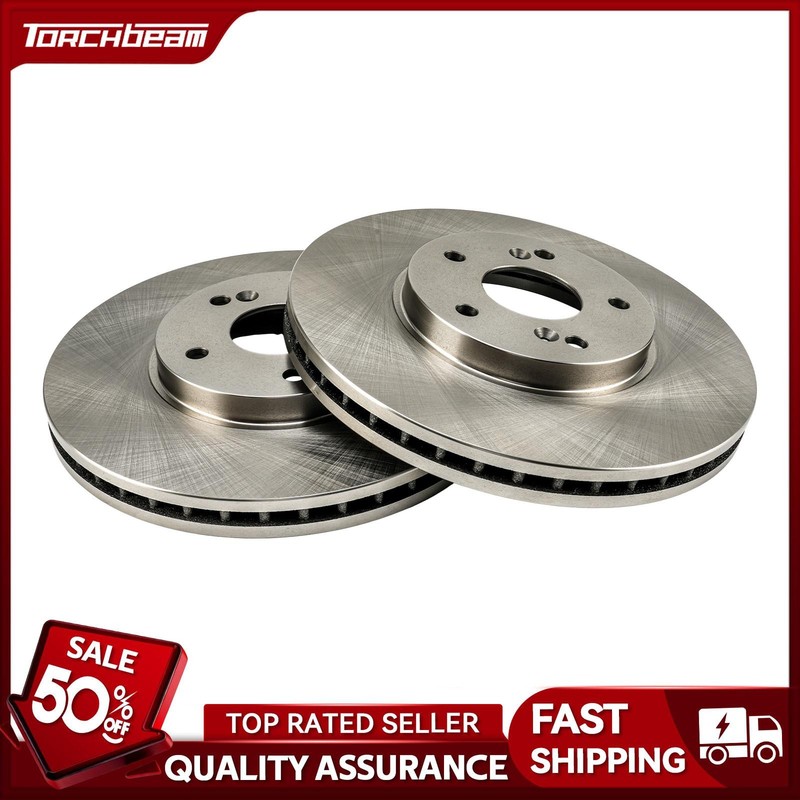 2x Front Brake Rotors Fit For 2008-2009 Honda Accord L4 2.4L 2003-2008 Pilot