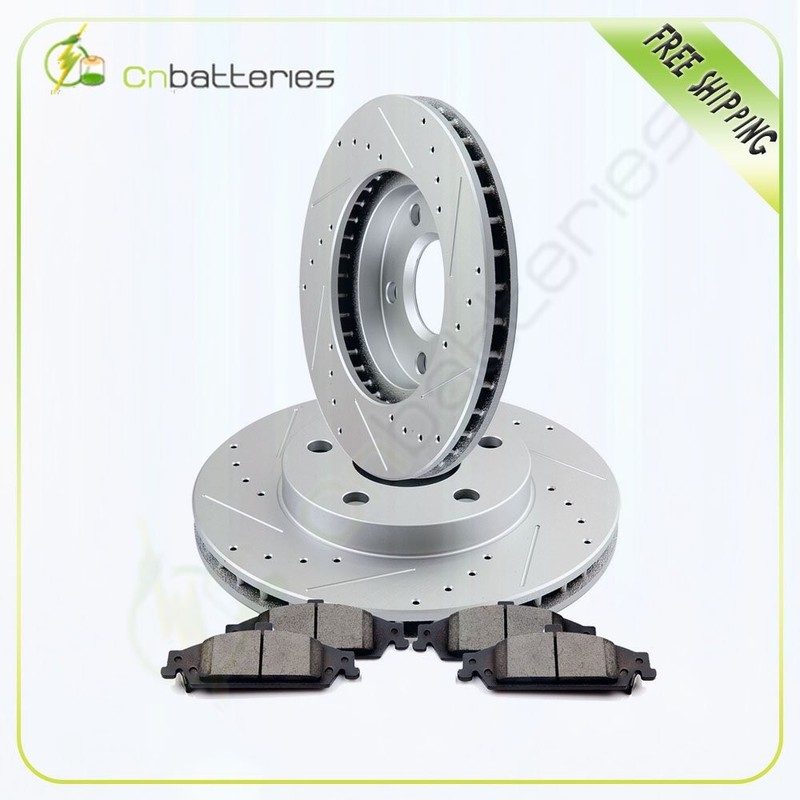 Front Brake Rotors And Ceramic Pads For Chevrolet Malibu Pontiac Grand Am 97-05