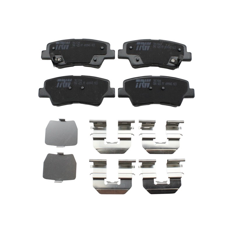 DuraGo Rear Rotors TRW Pro Ceramic Disc Brake Pads Kit For Azera Sonata Optima gallery