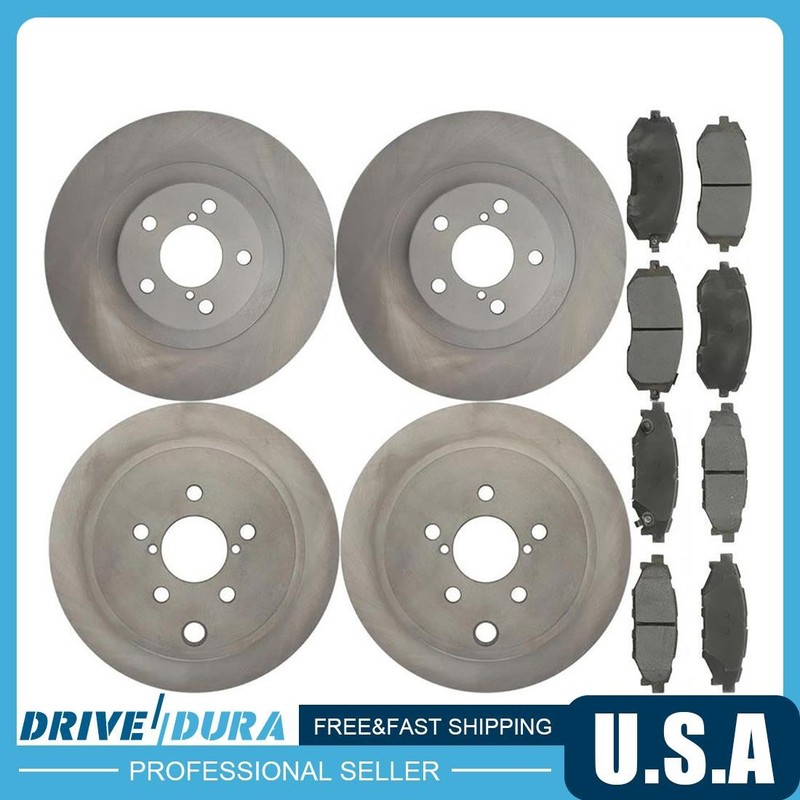 Front Disc Brake Rotors Brake Pads Kit fits 2009-2010 Subaru Impreza