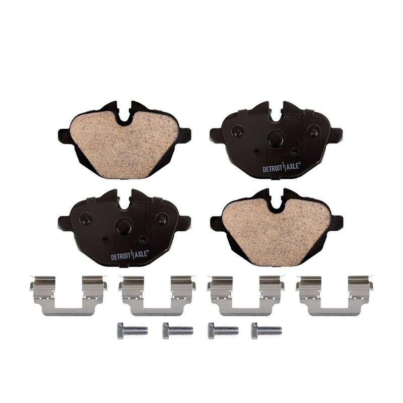 330mm Rear Drilled Slotted Disc Brake Rotors Ceramic Brake Pads for BMW X3 X4 gallery