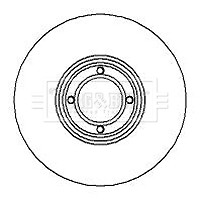 Borg & Beck 1x Brake Disc Pair BBD4264 - BRAND NEW - GENUINE - 5 YEAR WARRANTY