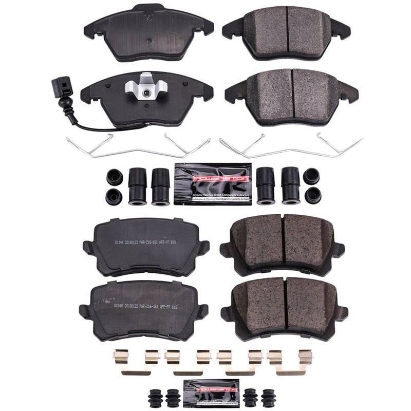 New OE Front & Rear Ceramic Brake Pads Kit For 2009-2017 Volkswagen CC 9 Yr Warr