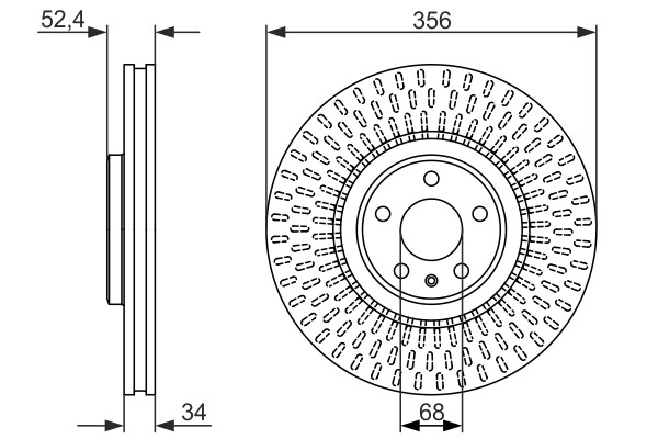 Bosch 0 986 479 748 Brake Disc for Audi gallery