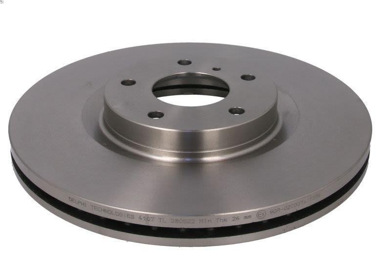 2X Brake Disc Delphi BG4107 for Infiniti EX 2.5 2010-2013 gallery