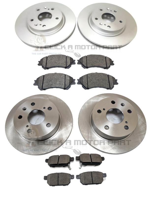 Front And Rear Brake Discs & Brake Pads Set For Suzuki S-Cross 1.4 1.5 2022-2026