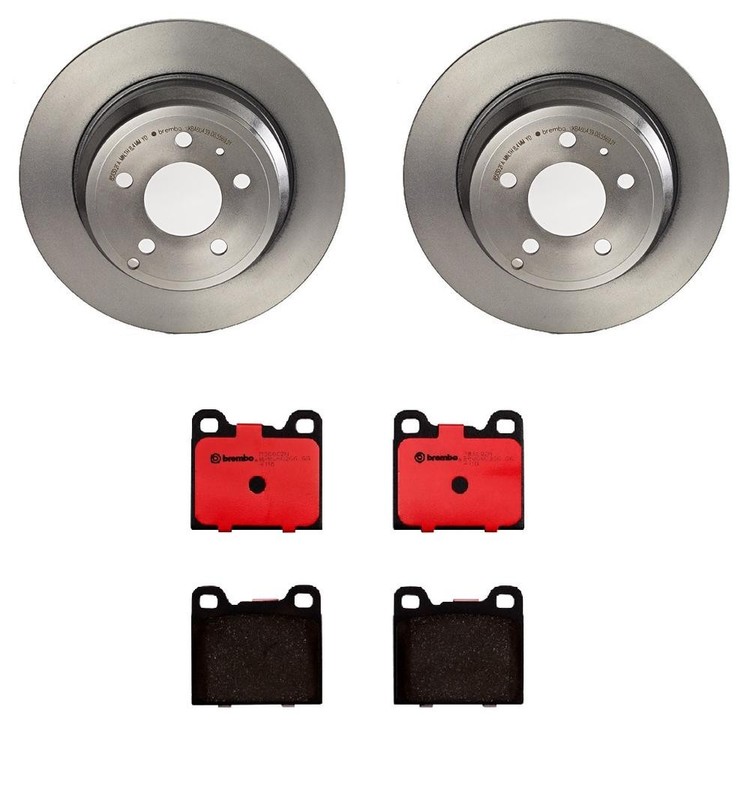 Brembo Rear Brake Kit Ceramic Pads Disc Rotors 295mm For Volvo 850 C70 S70 V70