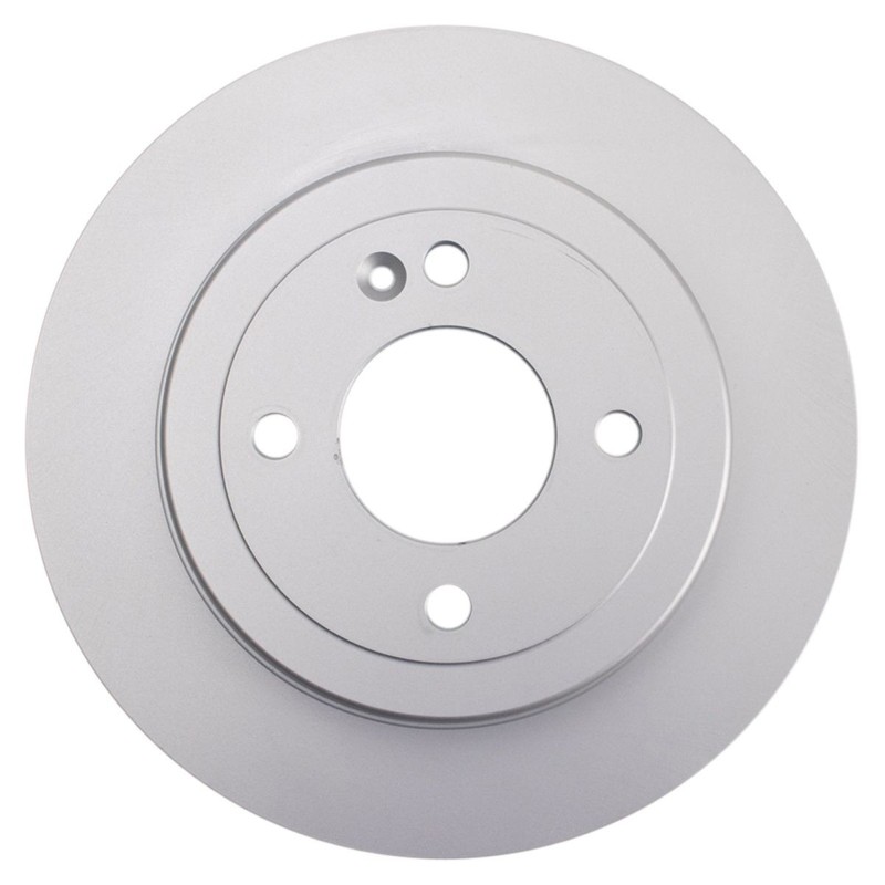 TRQ Rear Brake Rotors Set Solid For 2012-2022 Hyundai Accent 2012-2020 Kia Rio gallery