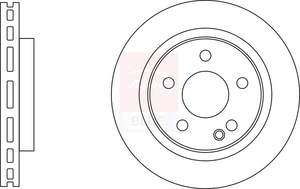 2x Brake Discs Pair Vented fits MERCEDES VITO W447 1.7D Front 2019 on OM622.851 gallery