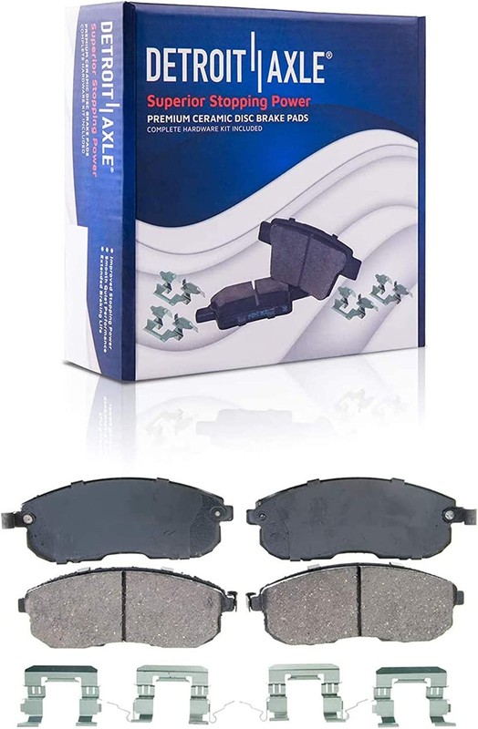 5-Lug Front Brake Pads Calipers Rotors for 2007 2008 2009 2010 Nissan Altima gallery