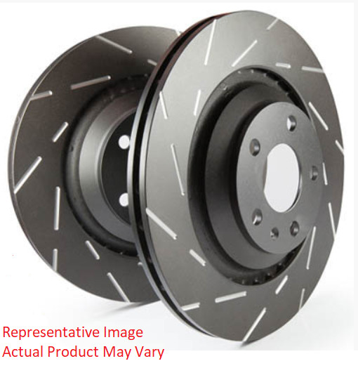 EBC USR Slotted Rotor Front for 90-05 Civic / 90-01 Integra / 10-13 Insight