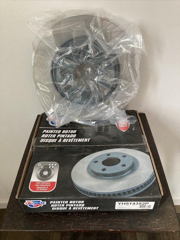 Carquest Rear Platinum Painted Brake Rotor YH514352P