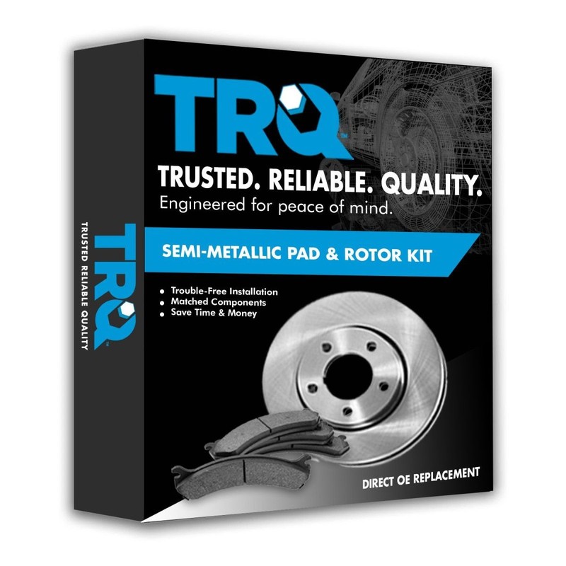 Front Semi-Metallic Brake Pad & Rotor Kit for Chevy Traverse Acadia Enclave gallery