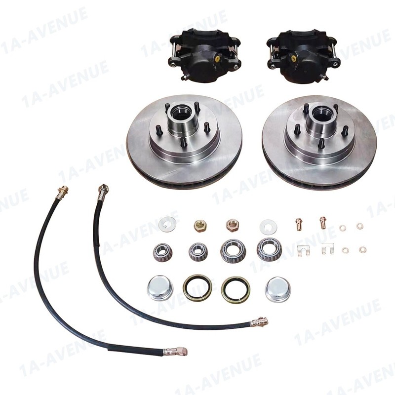 Squarebody Disc Brake Spindle Components 1.25" Rotor 5 Lug For 1973-87 Chevy C10 gallery